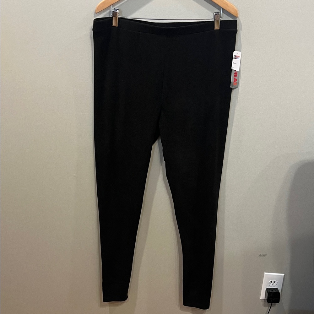 32 Degrees Black Fleece Pants
